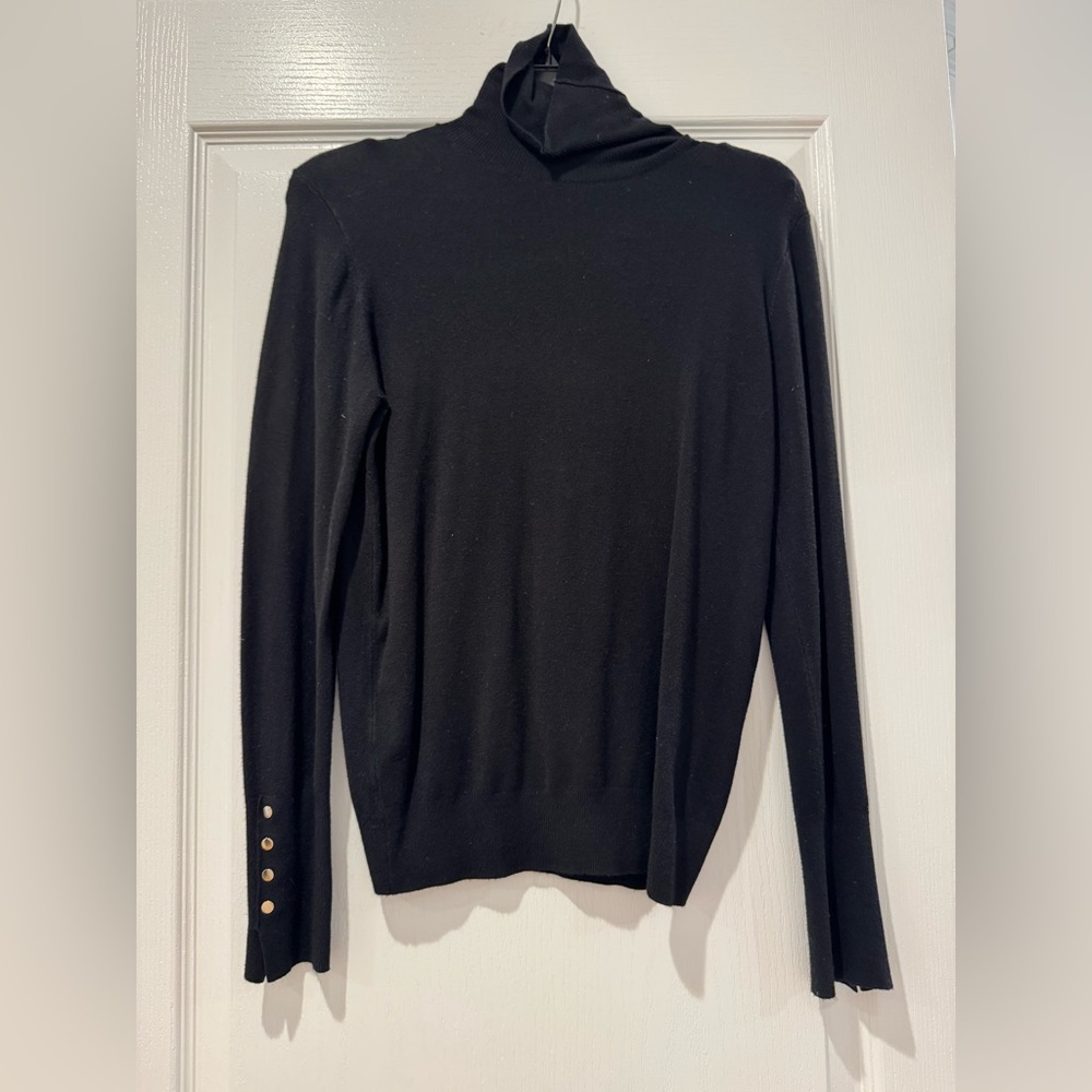 Zara Black Turtleneck Sweater